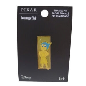 NEW Loungefly Disney Pixar Inside Out Joy Portrait Enamel Collection Pin